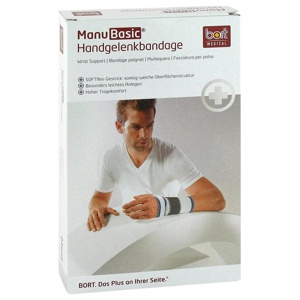 Bort ManuBasic Bandage links XL schwarz Produktbild