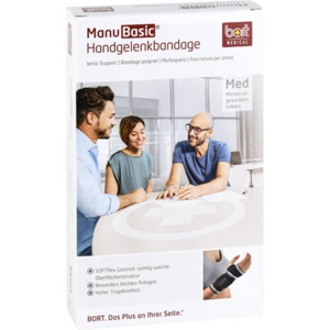 Bort ManuBasic Bandage rechts M schwarz Produktbild
