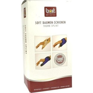 Bort Soft Daumenschiene kurz S blau Produktbild