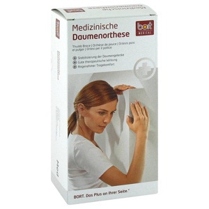 Bort Soft Daumenschiene kurz S schwarz Produktbild