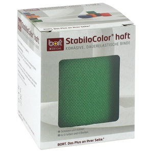 Bort Stabilocolor haft Binde 8cm grün, 1 St Binden Produktbild