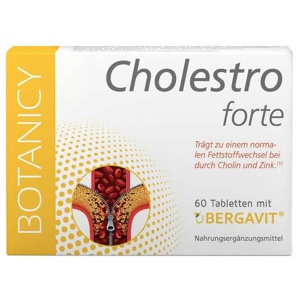 Botanicy Cholestro forte mit Bergavit Tabletten, 60 St Tabletten Produktbild