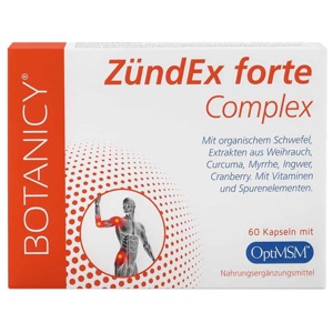 Botanicy Zündex forte Complex mit Optimsm Kapseln, 60 St Kapseln Produktbild