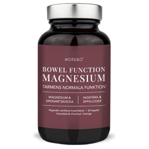 Nordbo Bowel Function Magnesium - 60 kaps. produktbillede