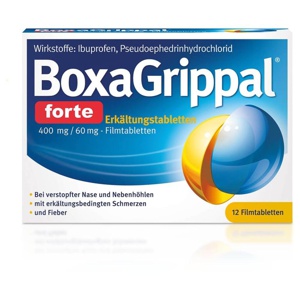BOXAGRIPPAL forte Erkältungstab. 400 mg/60 mg FTA Produktbild