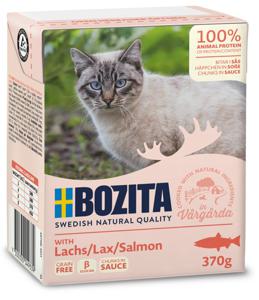 Bozita Bitar i sås Lax 370 g produkt bild