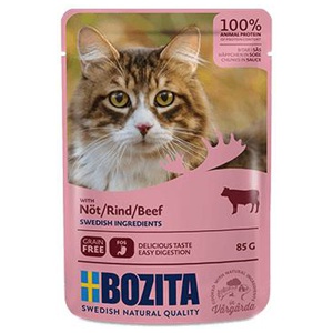 Bozita Bitar i Sås med Nötkött 85 g produkt bild