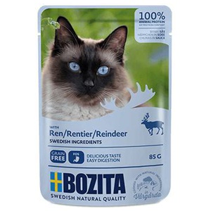 Bozita Bitar i Sås med Ren 85 g produkt bild