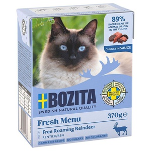 Bozita Cat Reindeer Chunks in Sauce 370 g produktbilde