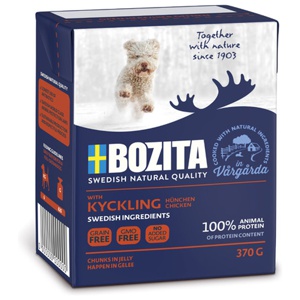 Bozita Chunks in Jelly 12 x 370 g - Kyckling produkt bild