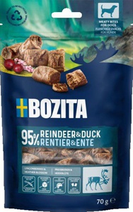 Bozita Dog Meaty Bites Godbiter Reinsdyr & And 70g produktbilde