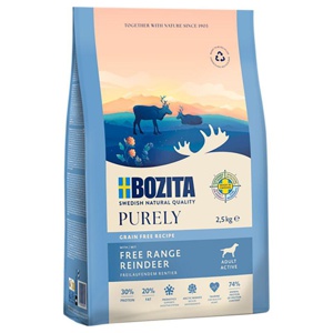 Bozita Dog Purely Adult Active Grain Free Rentier Produktbild