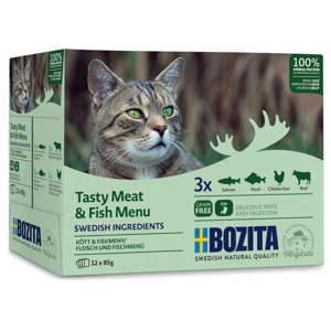 Bozita Fleisch/Fisch-Menü Multipack 12 x 85 g Produktbild