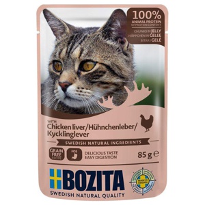 Bozita Häppchen in Gelee Pouch 12 x 85 g Produktbild