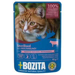 Bozita Häppchen in Gelee Sterilised 12 x 85 g Produktbild