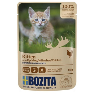 Bozita Häppchen in Soße Kitten 12 x 85 g Produktbild