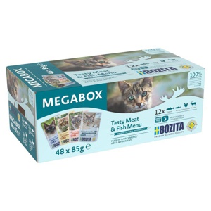 Megabox Bozita Häppchen in Soße Pouch 48 x 85 g Produktbild