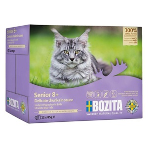Bozita Häppchen in Soße Senior 12 x 85 g Produktbild