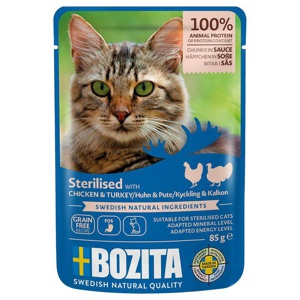 Bozita Häppchen in Soße Sterilised 12 x 85 g Produktbild