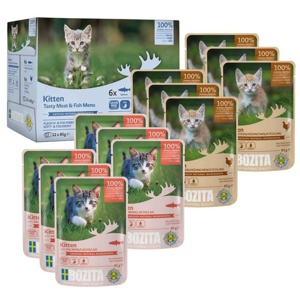 Bozita Kitten Multibox i saus, 12x85 g produktbilde