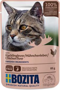 Bozita Kycklinglever i Gelé 85 g produkt bild