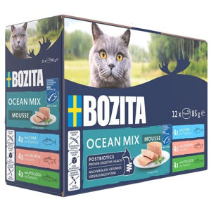 Bozita Mousse Våtfoder till Katt Ocean Mix 12x85 g produkt bild