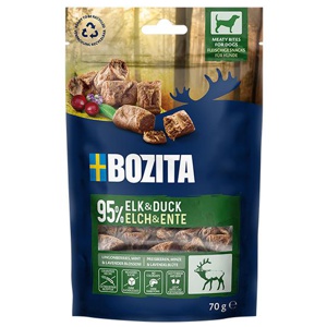 Bozita Snacks Meaty Bites Elk & Duck 70 g produkt bild