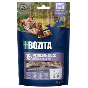 Bozita Snacks Meaty Bites Venison & Duck 70 g produkt bild