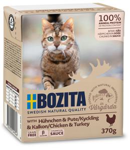Bozita Tetra bitar i sås 6 x 370 g - Kyckling & kalkon produkt bild