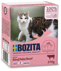 Bozita Tetra bitar i sås 6 x 370 g - Nötkött produkt bild