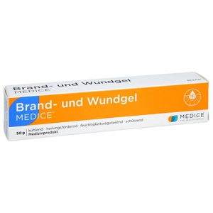 Brand und Wundgel Medice bei Verbrennungen & Sonnenbrand 50 g Gel Produktbild
