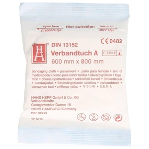 Brandwunden Verbandtuch 60x8, 1 St Verband Produktbild