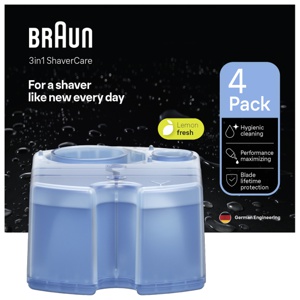 Braun 3-in-1 ShaverCare Refill Cartridges 4 st produkt bild