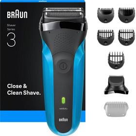 Braun Series 3 310BT Folierakapparat Svart Blå Batteri Inbyggt batteri 30 min 1 h produkt bild