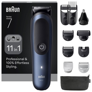 Braun&nbsp;All-in-One&nbsp;Series&nbsp;7,&nbsp;11in1&nbsp;Grooming&nbsp;Kit,&nbsp;AIO7540,&nbsp;Blå produkt bild