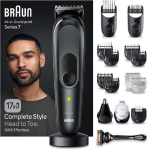 Braun All-in-One Series 7 15in1 Grooming Kit AIO7580 Blå produkt bild