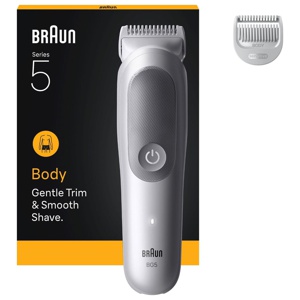 Braun&nbsp;Body&nbsp;Groomer&nbsp;Series&nbsp;5&nbsp;Kroppstrimmer,&nbsp;+2&nbsp;Grooming-verktyg,&nbsp;BG5500,&nbsp;Grå produkt bild