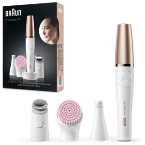 Braun FaceSpa Pro 912 ansiktsepilator Vit/Brons produkt bild