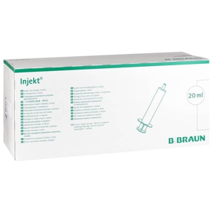 BRAUN INJEKT Spritze 20 ml Luer exzentrisch Produktbild