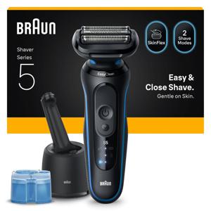 Braun&nbsp;Series&nbsp;5&nbsp;Elektrisk&nbsp;Rakapparat,&nbsp;SmartCare&nbsp;Center,&nbsp;52-B7000CC,&nbsp;Blå produkt bild