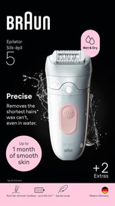 Braun Silk épil 5 Wet & Dry Epilator 5 011 Flamingo Pink produkt bild