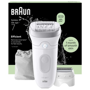 Braun&nbsp;Silk-épil&nbsp;7 Wet&nbsp;&&nbsp;Dry&nbsp;Epilator 7-041 Silver produkt bild