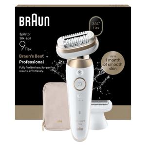 Braun Silk·épil 9 Flex, Wet & Dry Epilator 9-030 3D, Guld produkt bild