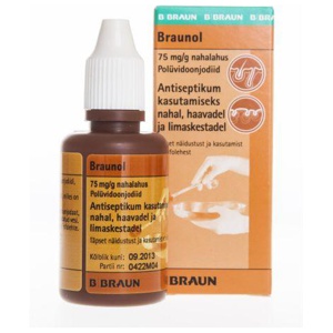 BRAUNOL NAHALAHUS 75MG/G 30 ml toote pilt