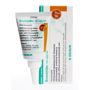 BRAUNOVIDON SALV 100MG/G 20 g toote pilt