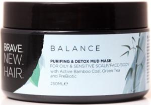 Brave New Hair Balance Purifying & Detox Mud Mask 250 ml produkt bild