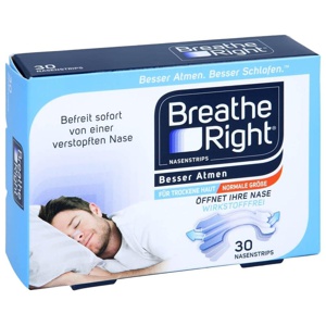 BREATHE Right Besser Atmen Nasenpfl.normal transp. Produktbild