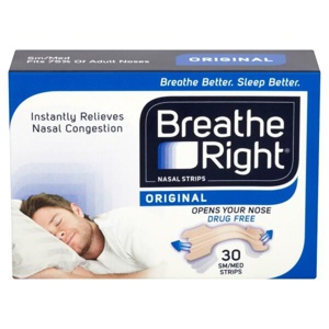 Breathe Right Congestion Relief Nasal Strips Original Small/Medium product image