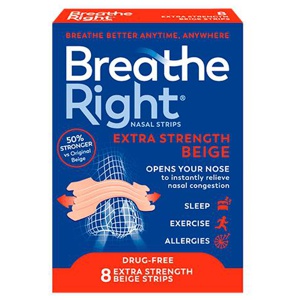 Breathe Right Extra Strength Beige 8 Strips product image