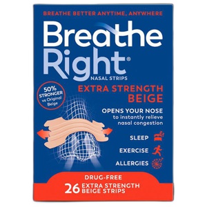 Breathe Right Nasal Strips Extra Strength Pack of 26 product image